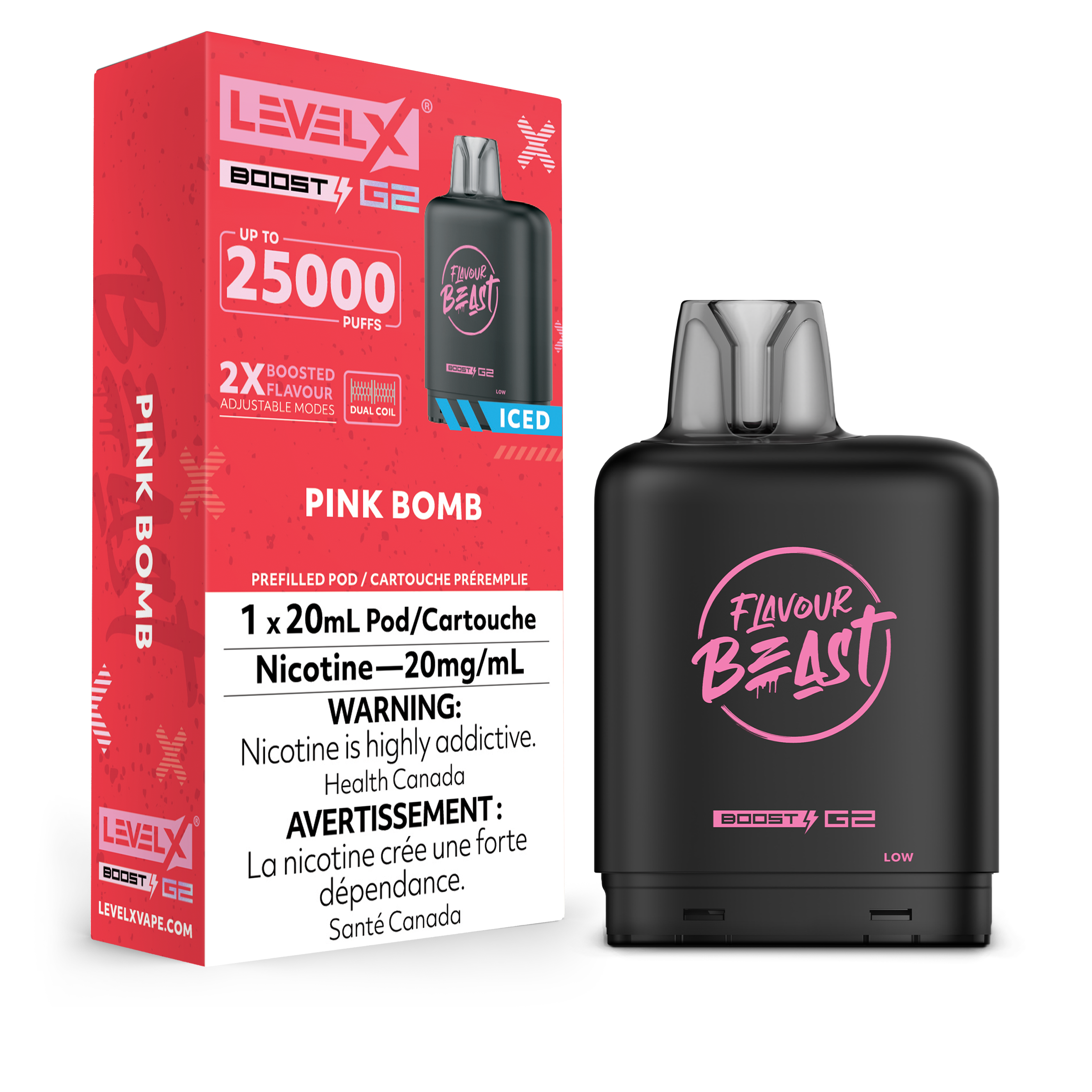PINK BOMB - LEVEL X FB BOOST (20mL) (ONTARIO)