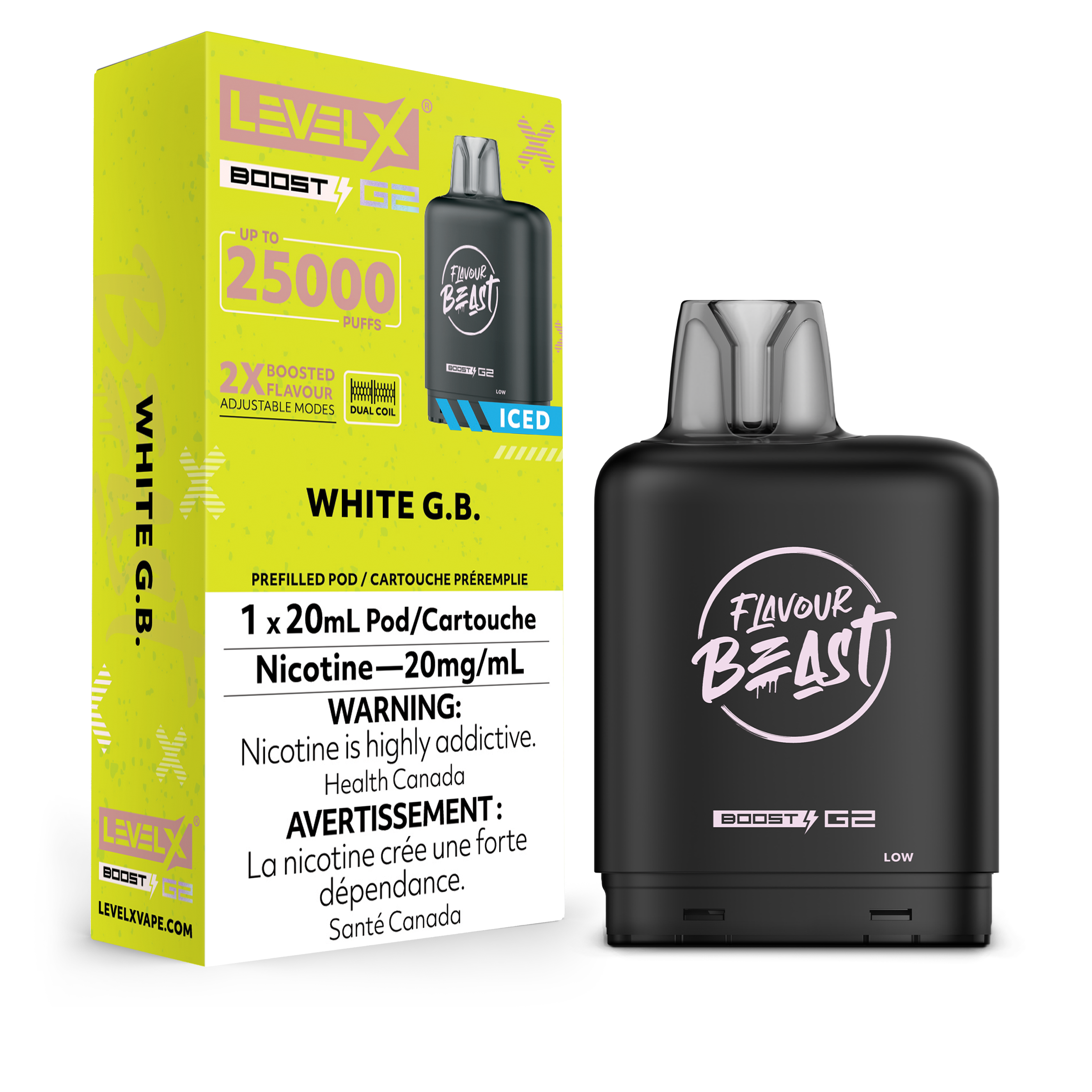 WHITE G.B. - LEVEL X FB BOOST (20mL) (ONTARIO)