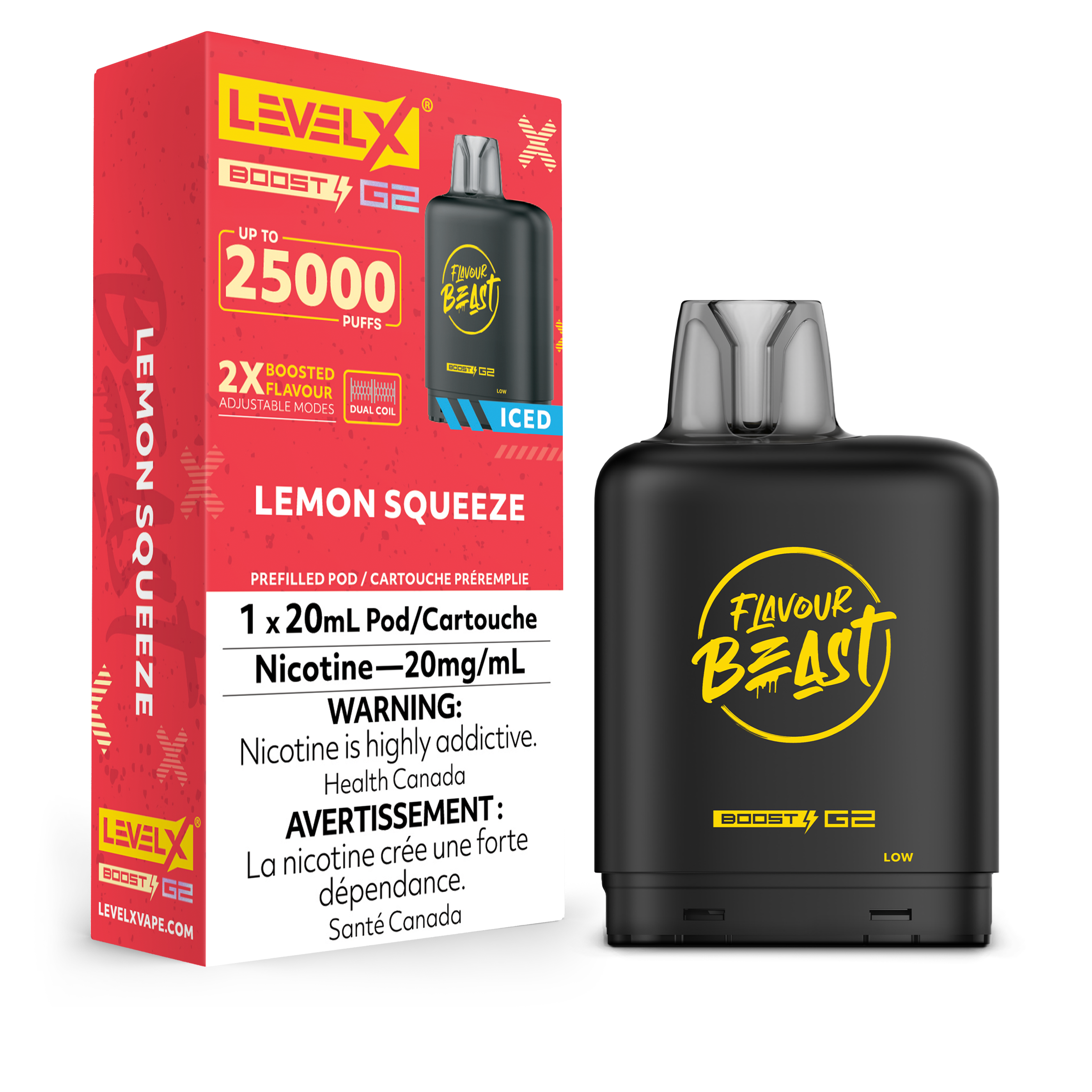 LEMON SQUEEZE - LEVEL X FB BOOST (20mL) (ONTARIO)