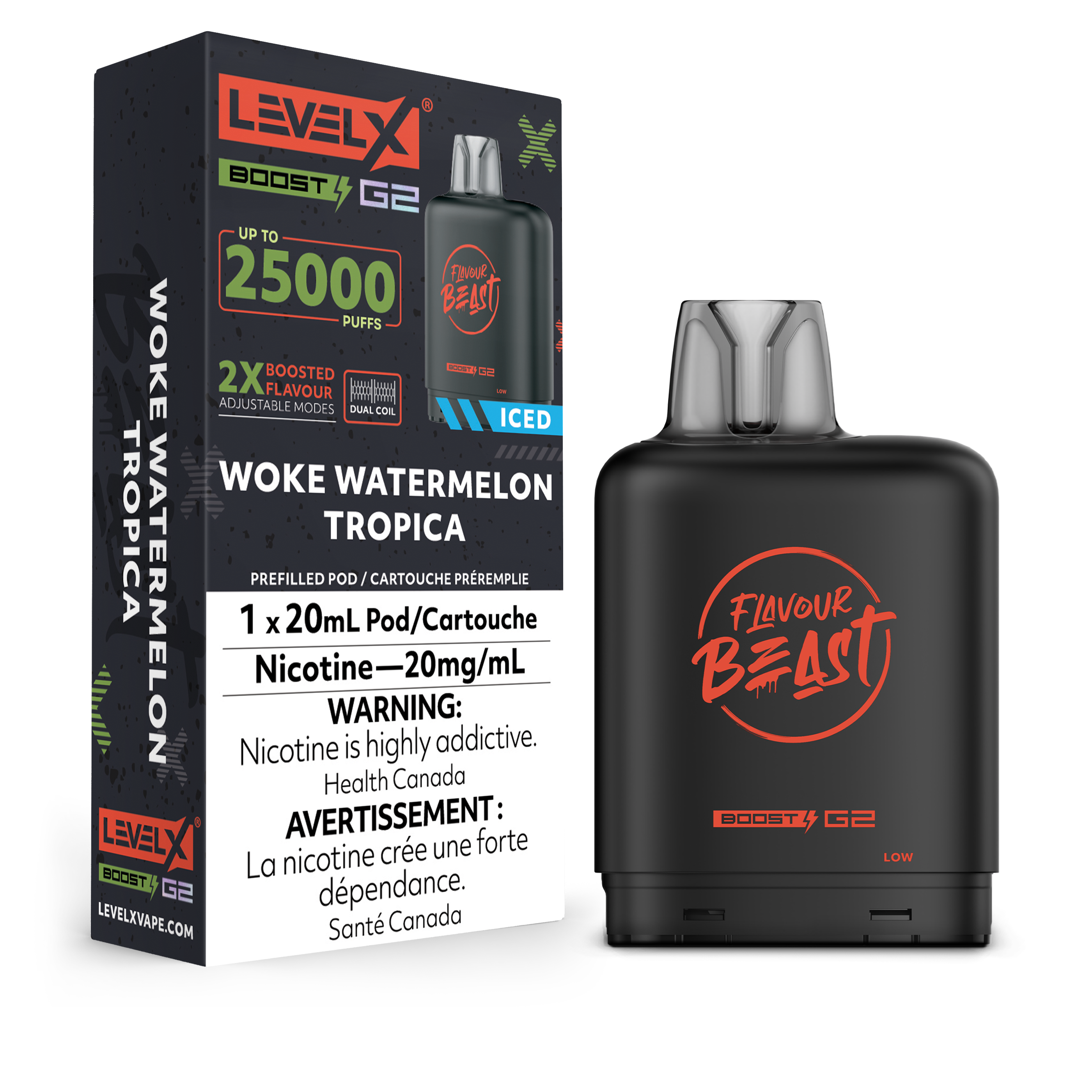 WOKE WATERMELON TROPICA - LEVEL X FB BOOST (20mL) (ONTARIO)