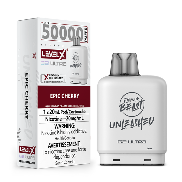 EPIC CHERRY - LEVEL X FB UNLEASHED G2 ULTRA (20mL) (ONTARIO)