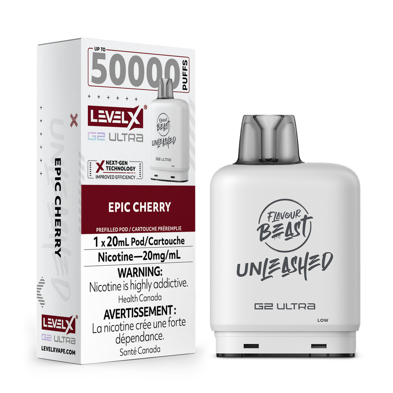 EPIC CHERRY - LEVEL X FB UNLEASHED G2 ULTRA (20mL) (ONTARIO)