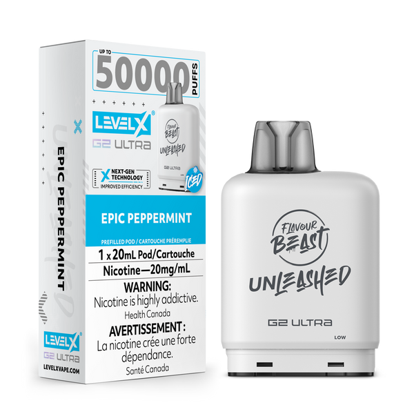 EPIC PEPPERMINT - LEVEL X FB UNLEASHED G2 ULTRA (20mL) (ONTARIO)
