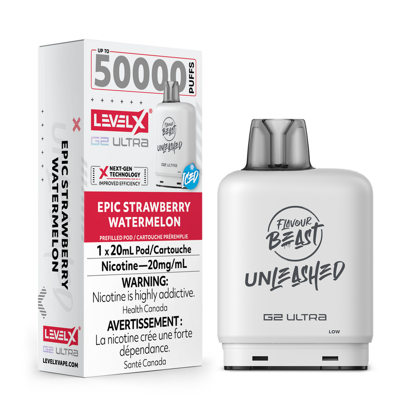 EPIC STRAWBERRY WATERMELON - LEVEL X FB UNLEASHED G2 ULTRA (20mL) (ONTARIO)