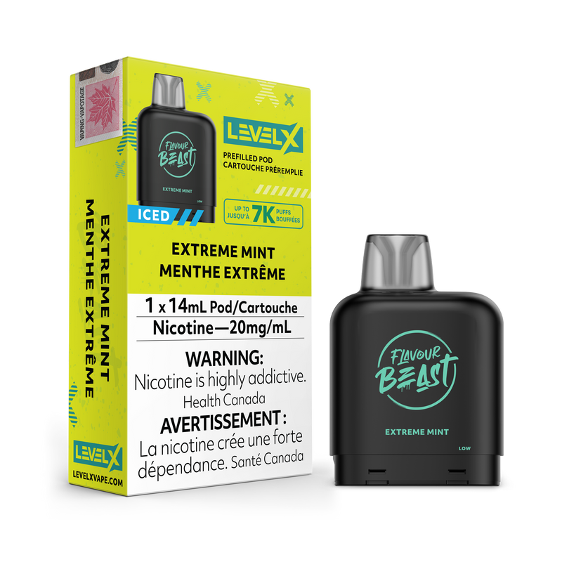 EXTREME MINT ICED - LEVEL X FLAVOUR BEAST POD (14mL)
