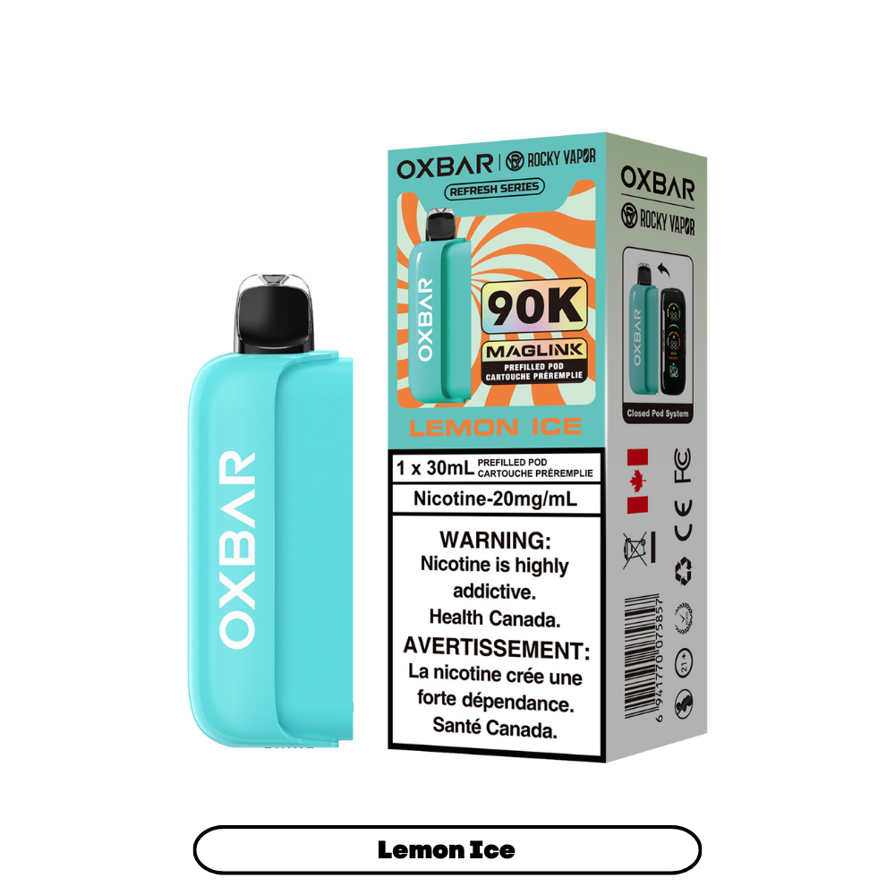 LEMON ICE - OXBAR MAGLINK (POD ONLY, MAGLINK DEVICE REQUIRED) (30mL)