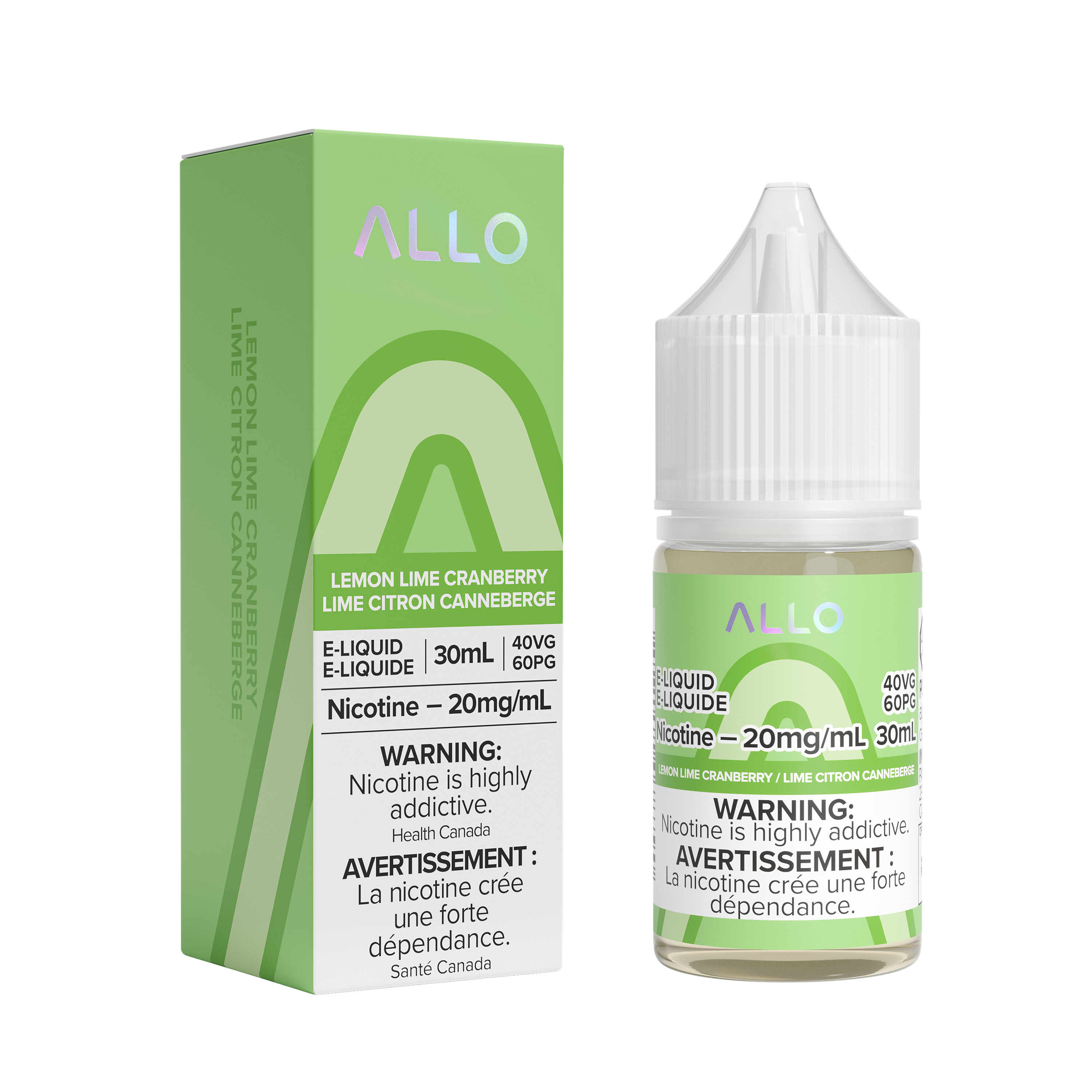 ALLO E LIQUID - LEMON LIME CRANBERRY (ONTARIO)