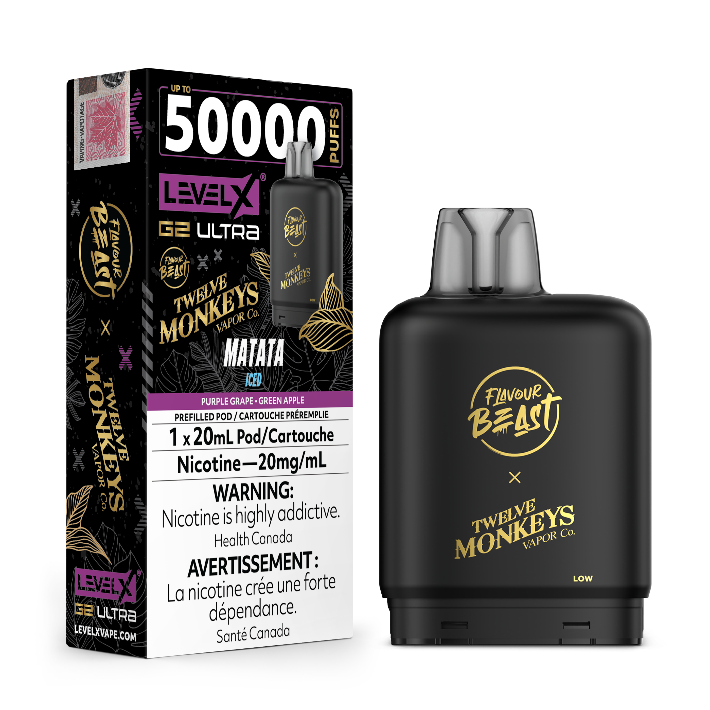 MATATA - FB X 12 MONKEYS LEVEL X G2 ULTRA (20mL) (ONTARIO)