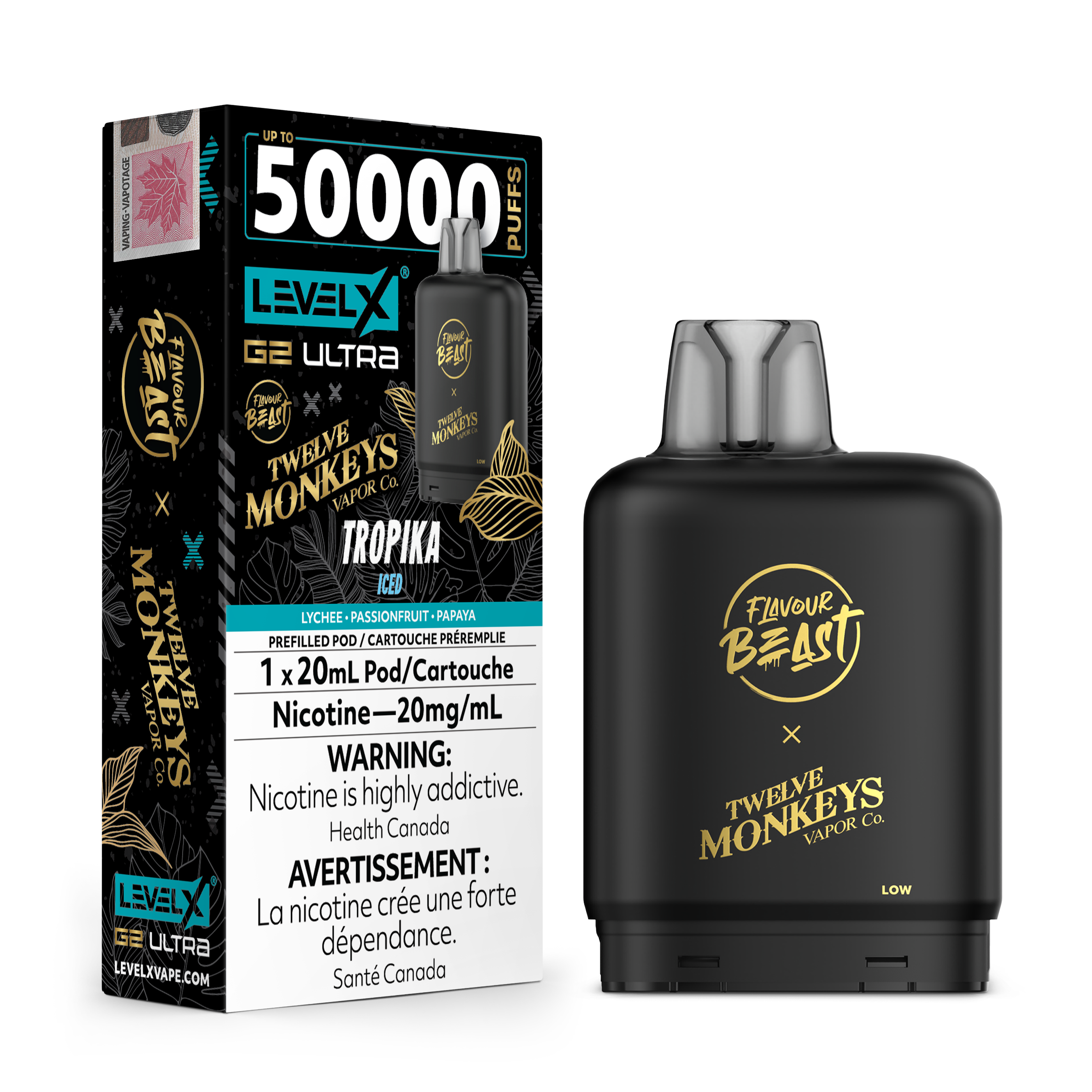 TROPIKA - FB X 12 MONKEYS LEVEL X G2 ULTRA (20mL) (ONTARIO)