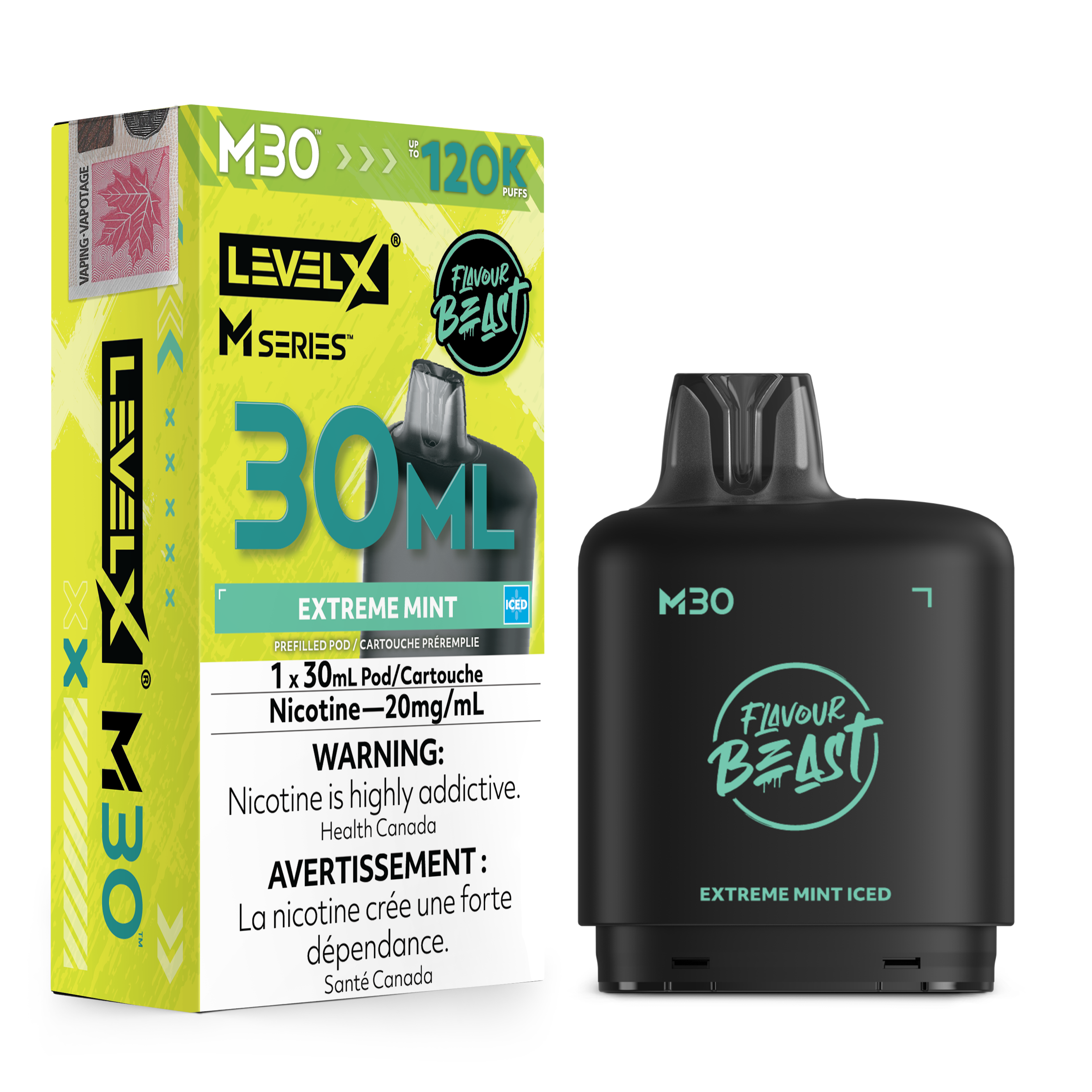 EXTREME MINT ICED - LEVEL X M30 (30mL) *LEVEL X M DEVICE REQUIRED*