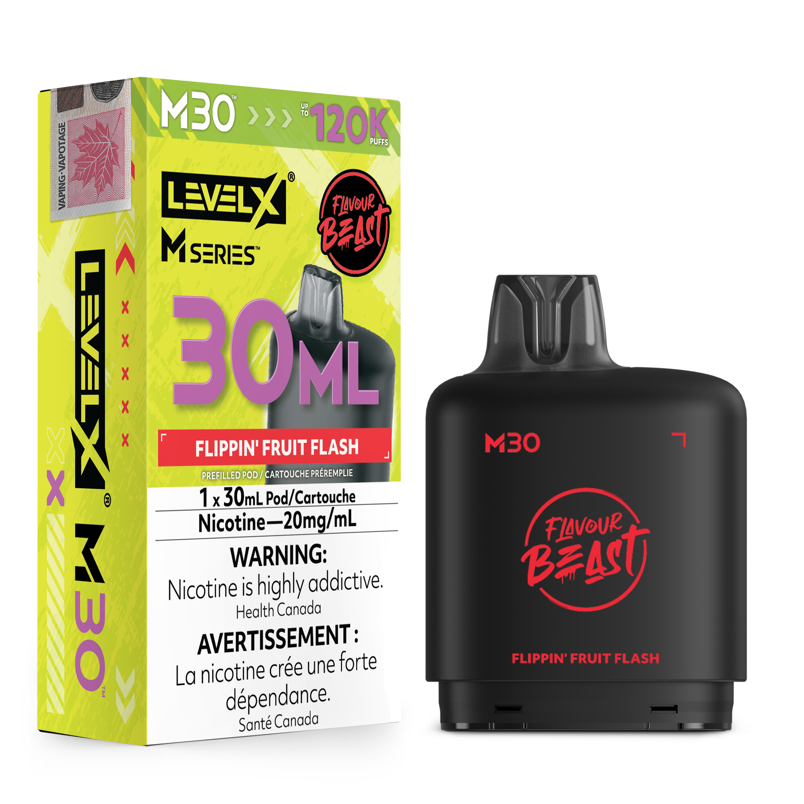FLIPPIN' FRUIT FLASH - LEVEL X M30 (30mL) *LEVEL X M DEVICE REQUIRED*