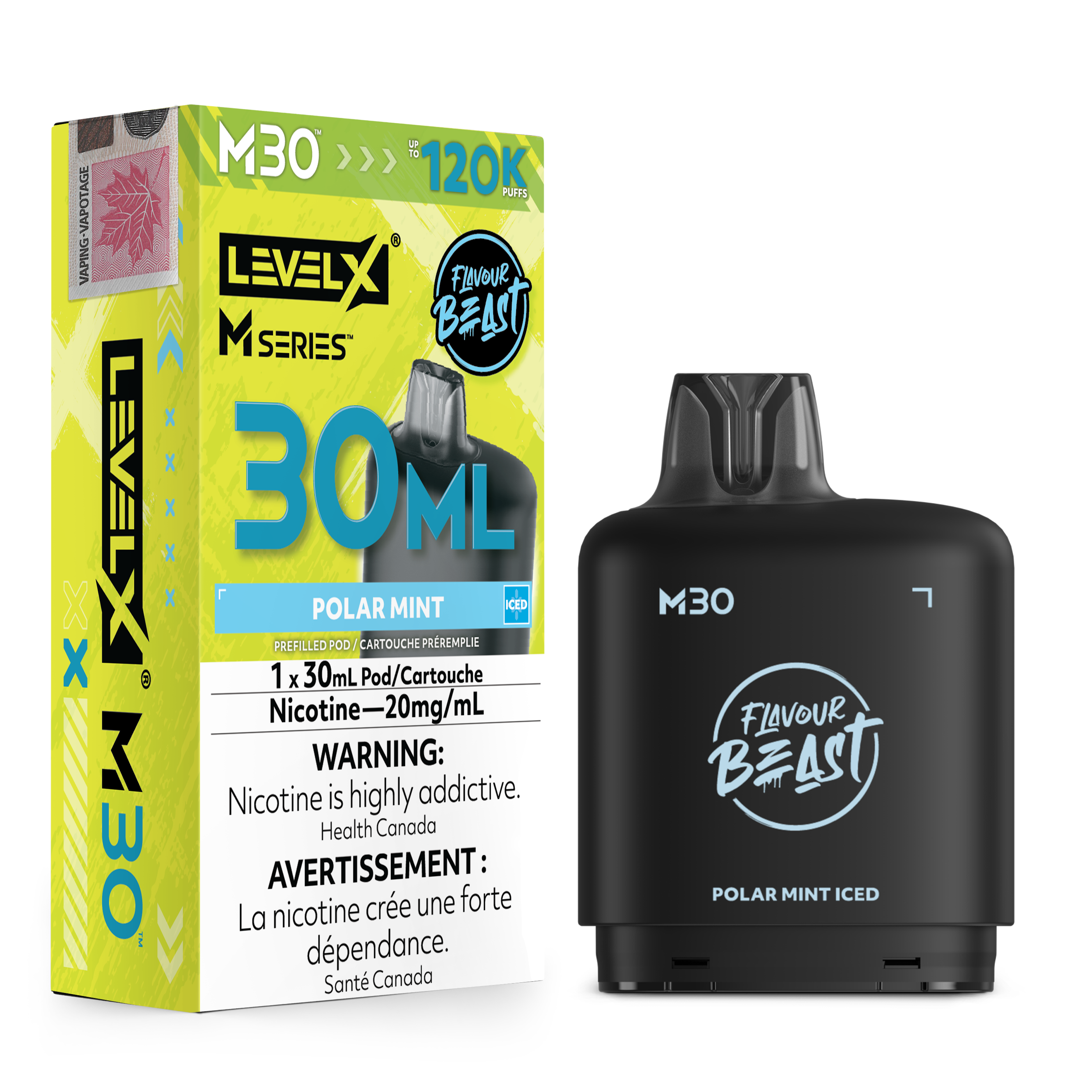 POLAR MINT ICED  - LEVEL X M30 (30mL) *LEVEL X M DEVICE REQUIRED*