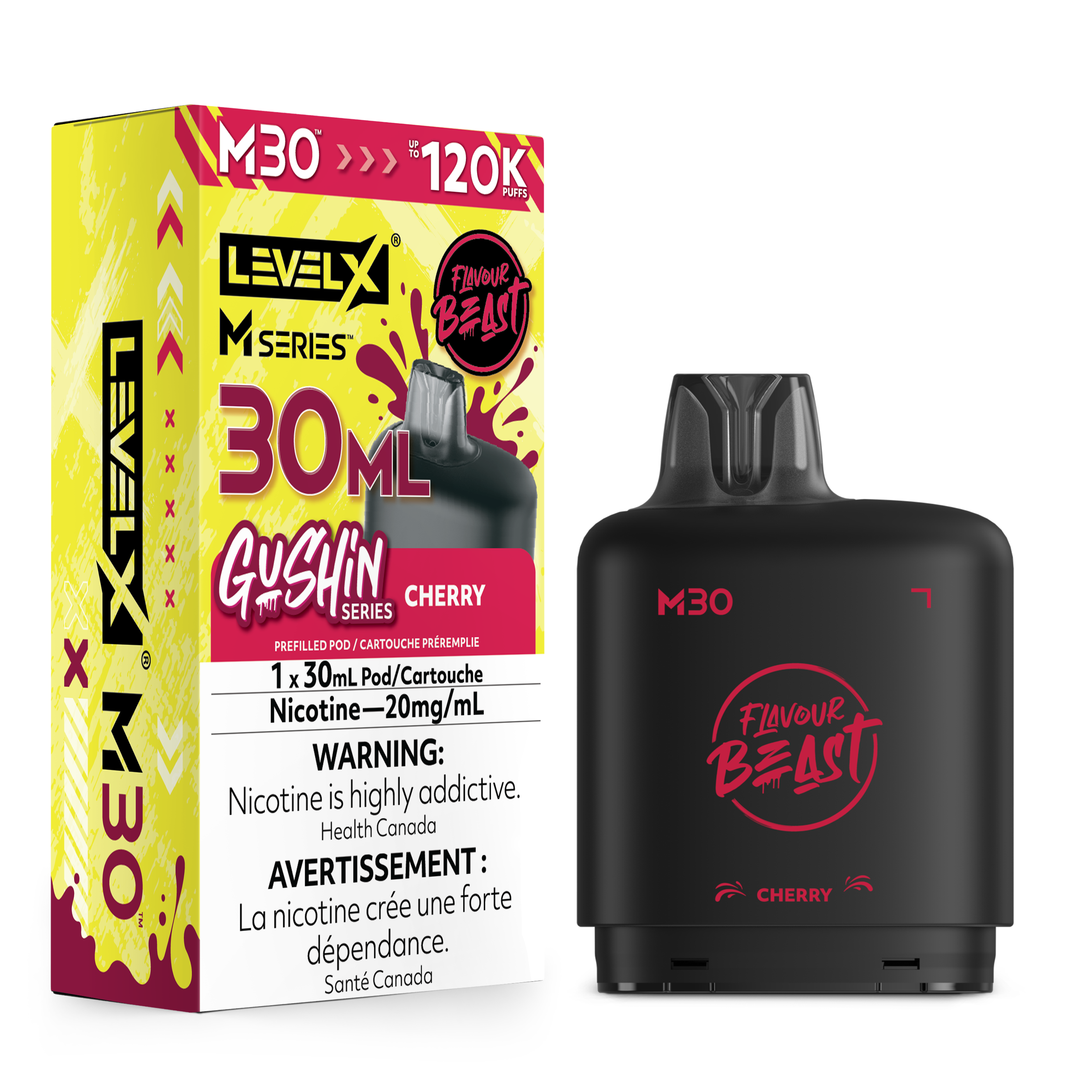 GUSHIN CHERRY - LEVEL X M30 (30mL) *LEVEL X M DEVICE REQUIRED*