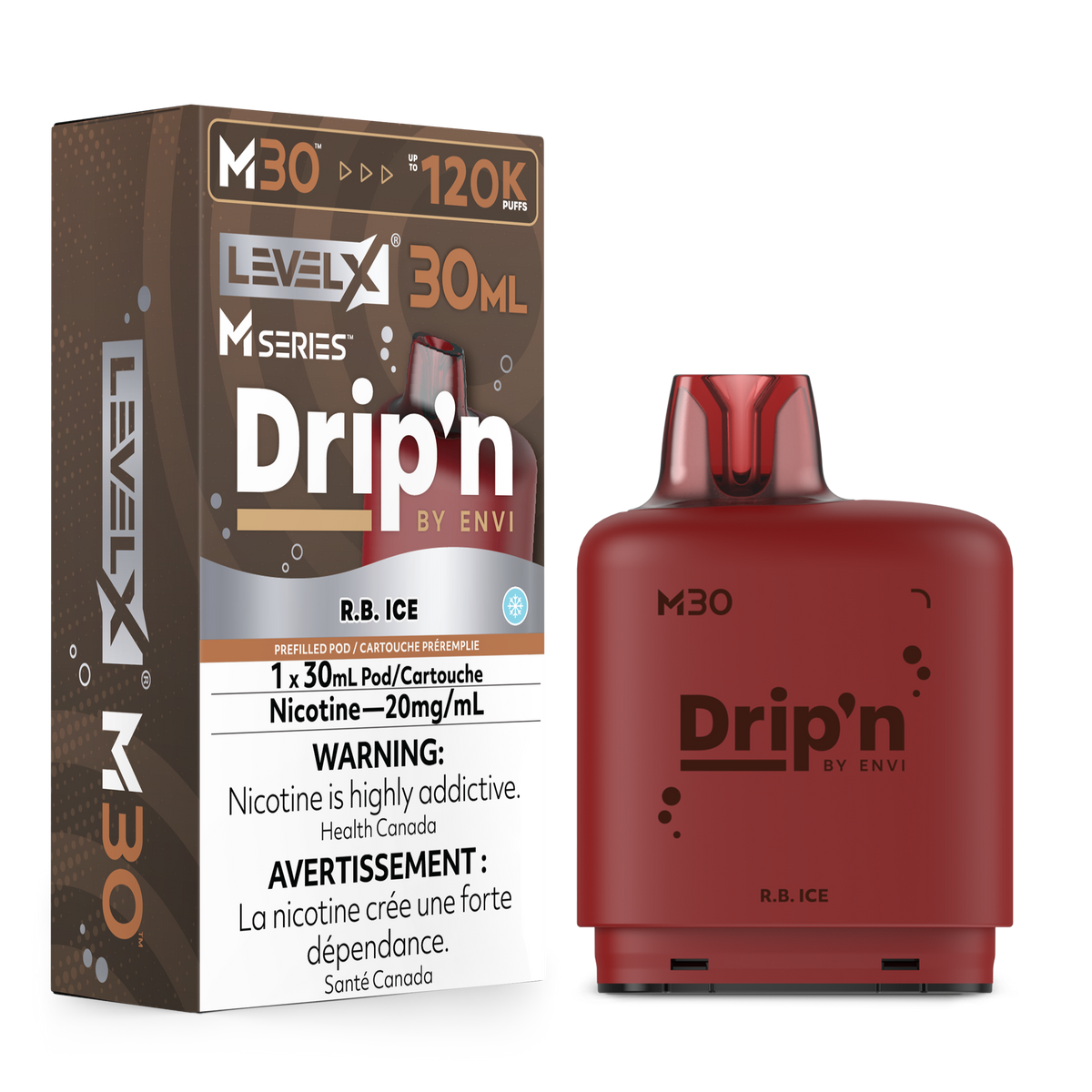 R.B. ICE - LEVEL X DRIP'N M30 (30mL) *LEVEL X M DEVICE REQUIRED*