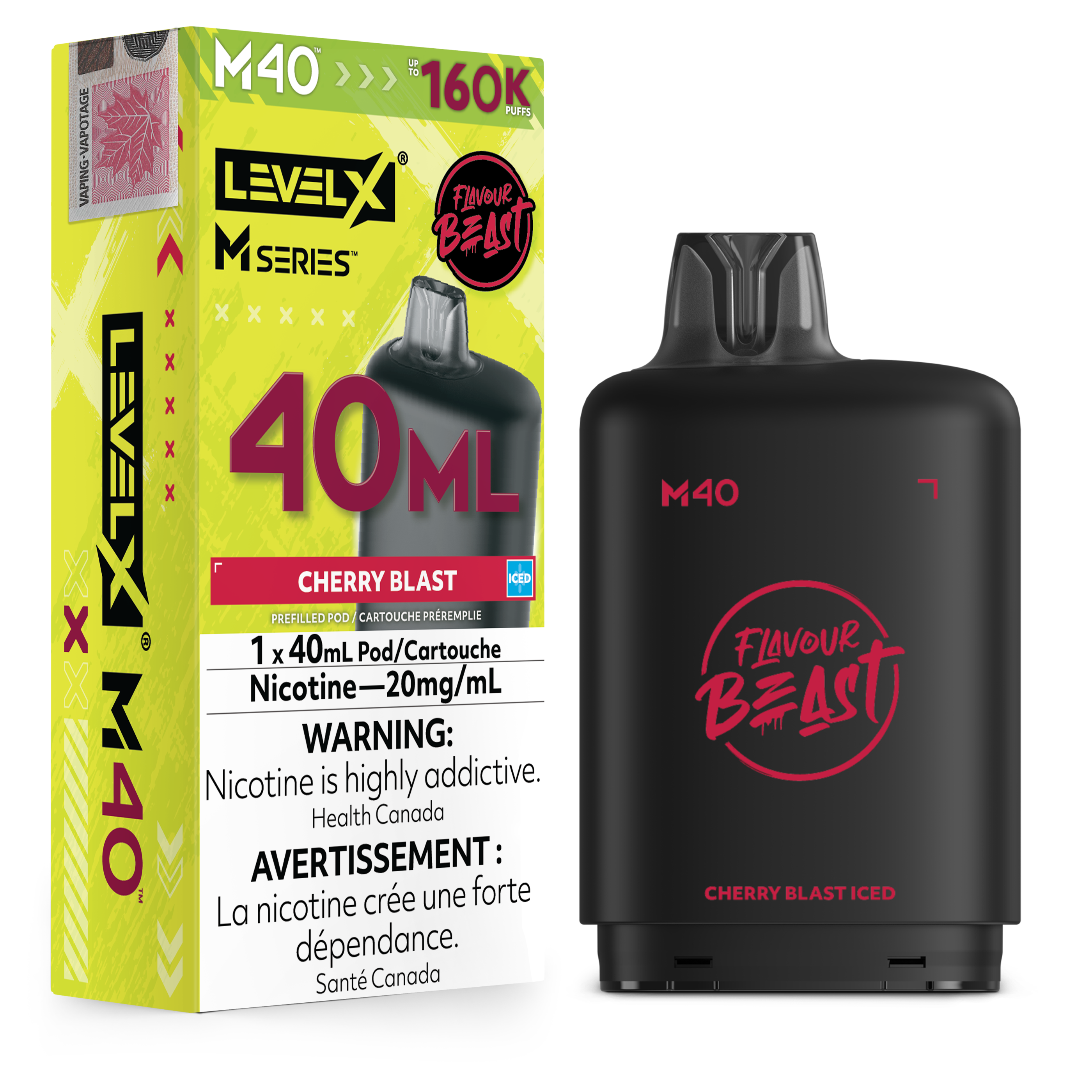 CHERRY BLAST ICED - LEVEL X M40 (40mL) *LEVEL X M DEVICE REQUIRED*