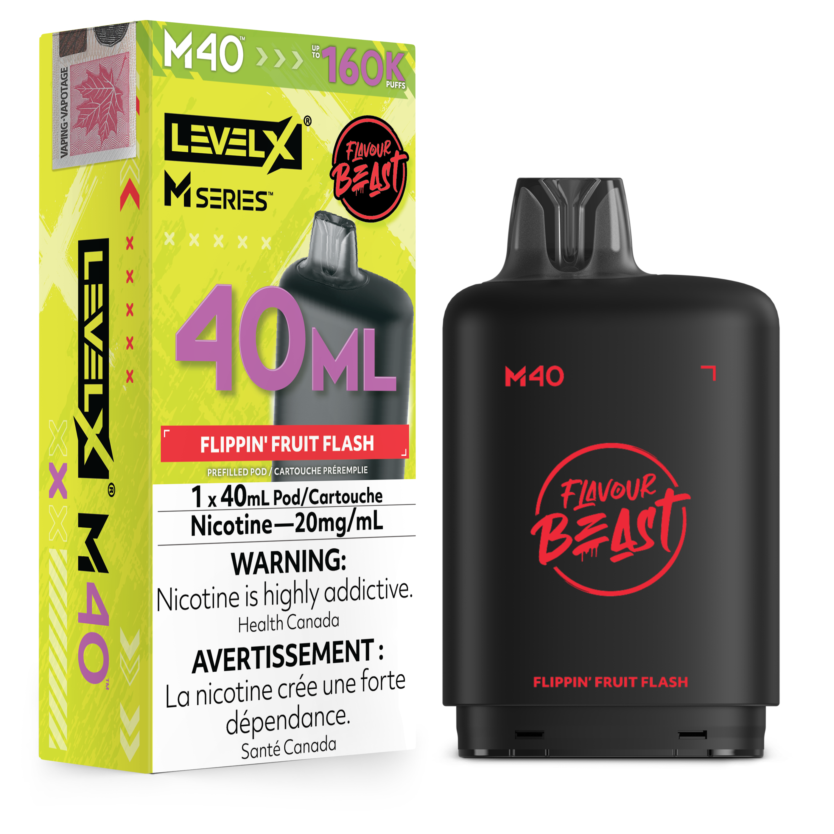 FLIPPIN' FRUIT FLASH - LEVEL X M40 (40mL) *LEVEL X M DEVICE REQUIRED*