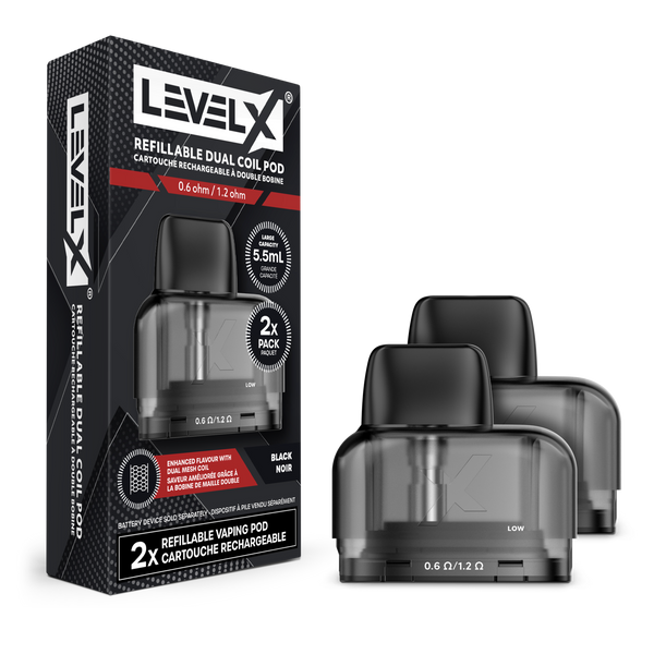 REFILLABLE DUAL COIL POD - LEVEL X