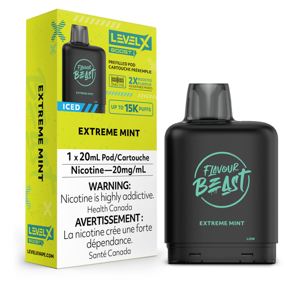 MENTHE EXTRÊME - NIVEAU X SAVEUR BEAST BOOST POD (20mL)