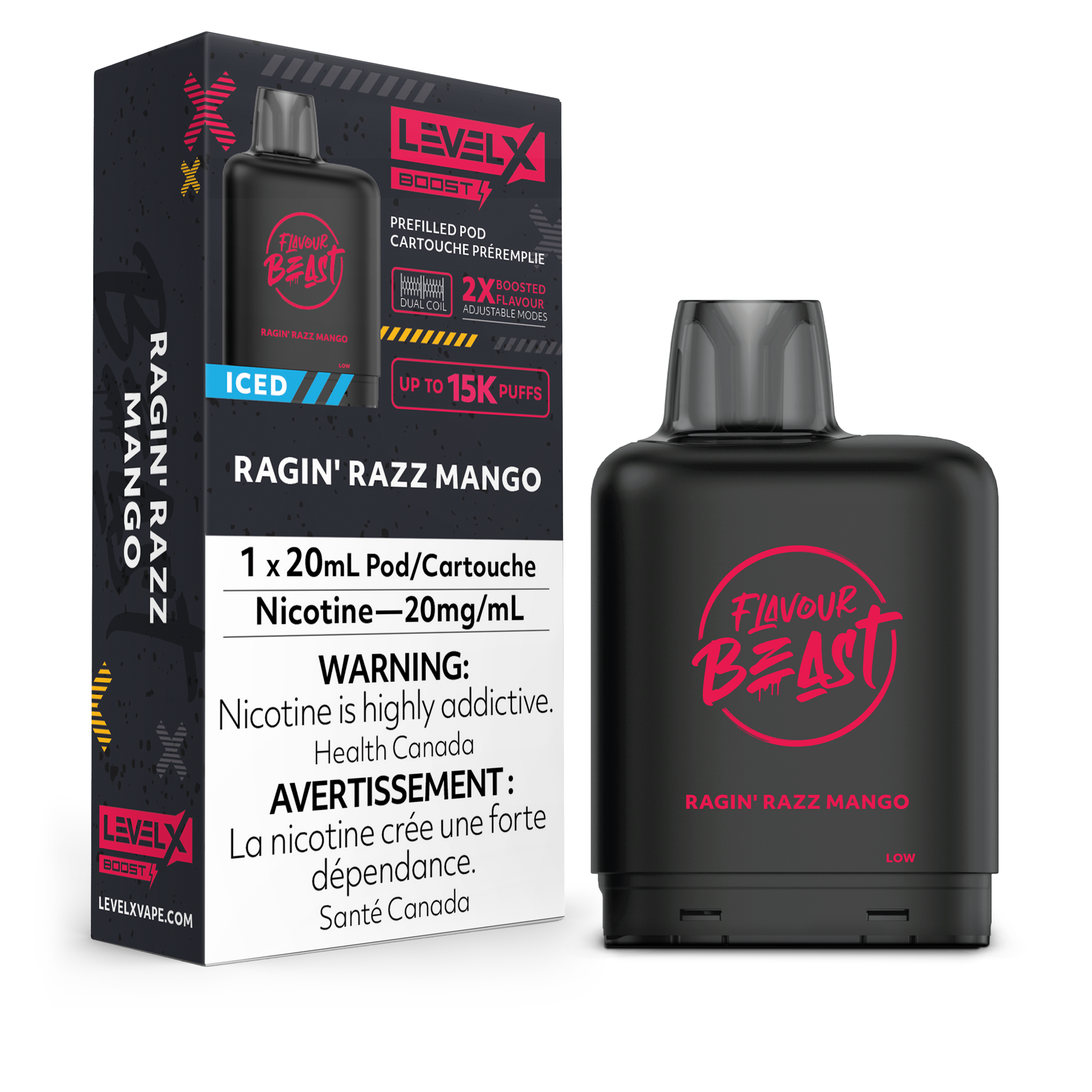 RAGIN' RAZZ MANGO - LEVEL X FB BOOST (20mL) (ONTARIO)