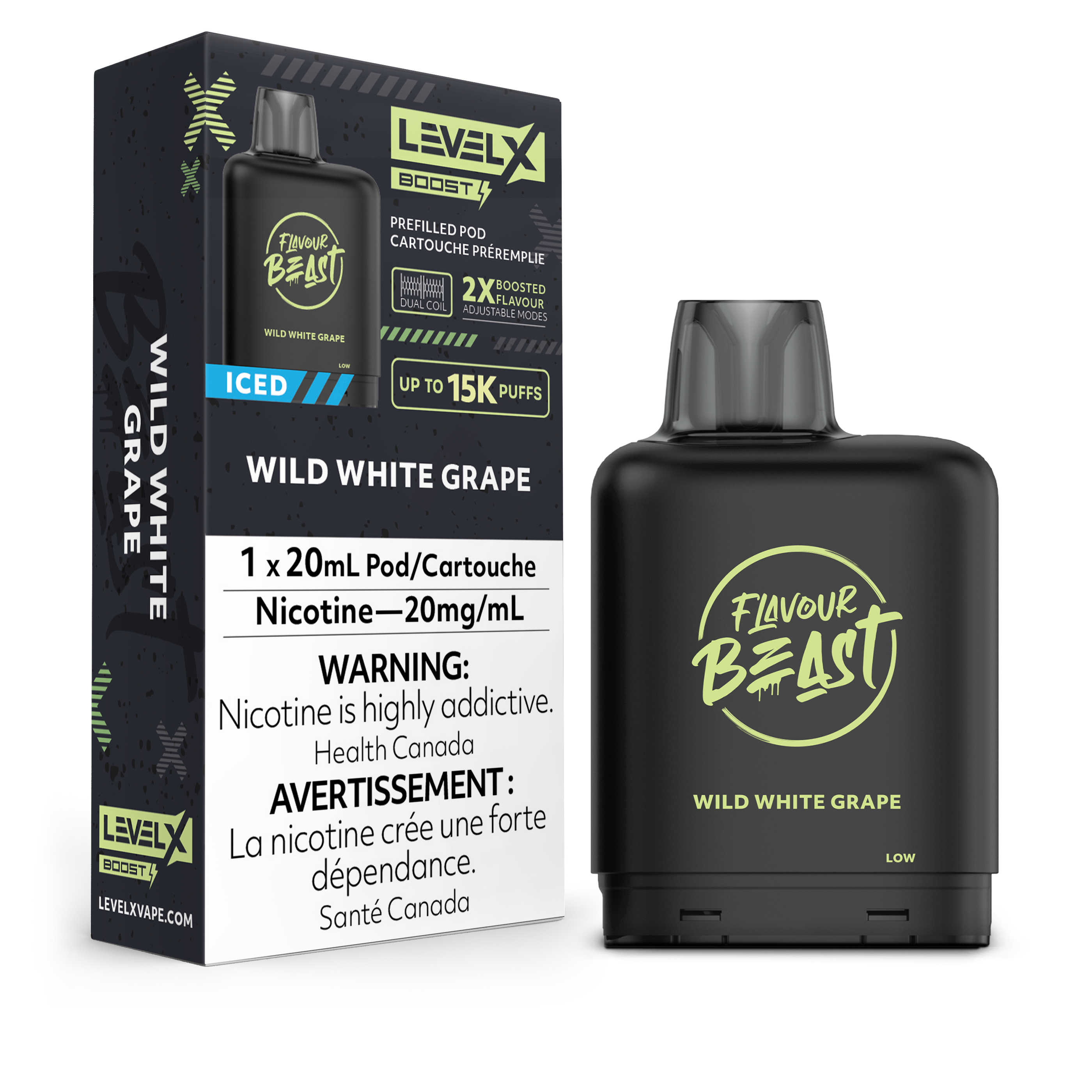 WILD WHITE GRAPE - LEVEL X FB BOOST (20mL) (ONTARIO)