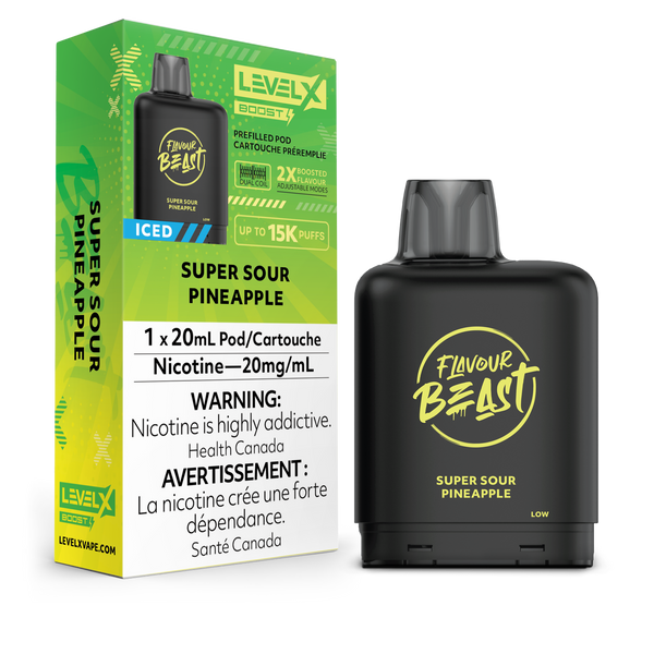 SUPER SOUR PINEAPPLE ICED - LEVEL X FB BOOST (20mL) (ONTARIO)