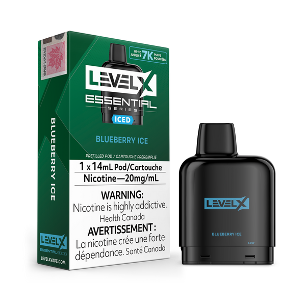 BLUEBERRY ICE - LEVEL X POD ESSENTIAL SERIES 14mL