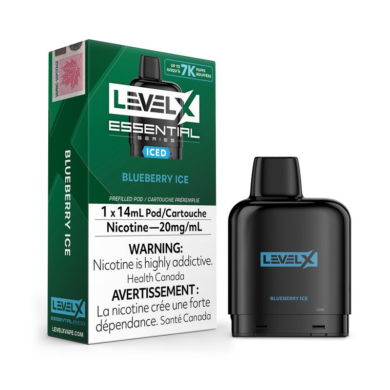 BLUEBERRY ICE - LEVEL X POD ESSENTIAL SERIES 14mL