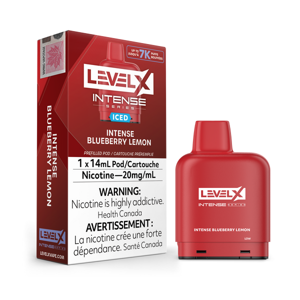 INTENSE BLUE RAZZ - LEVEL X POD INTENSE SERIES 14mL (ONTARIO)