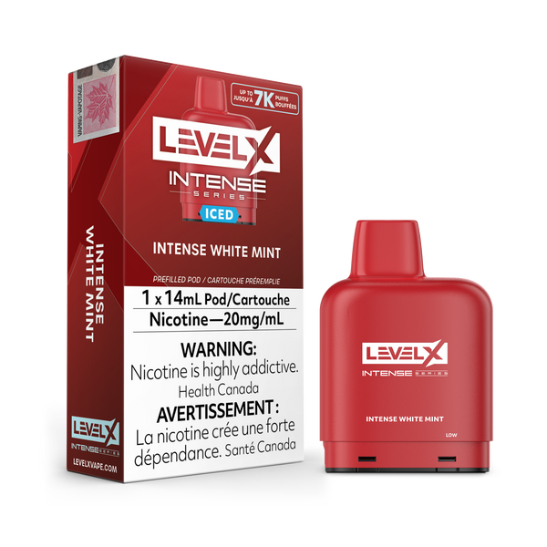 INTENSE WHITE MINT - LEVEL X POD INTENSE SERIES 14mL (ONTARIO)