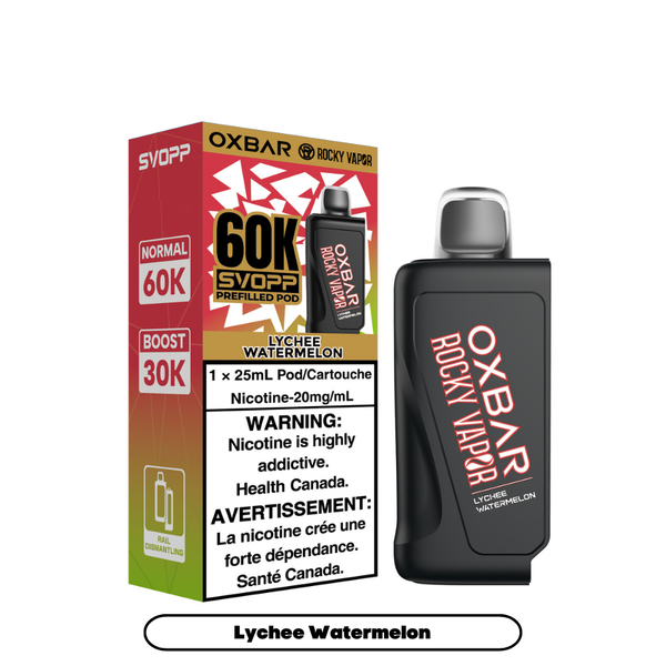 LYCHEE WATERMELON - OXBAR SVOPP 60K POD SYSTEM (SVOPP DEVICE REQUIRED) (ONTARIO)