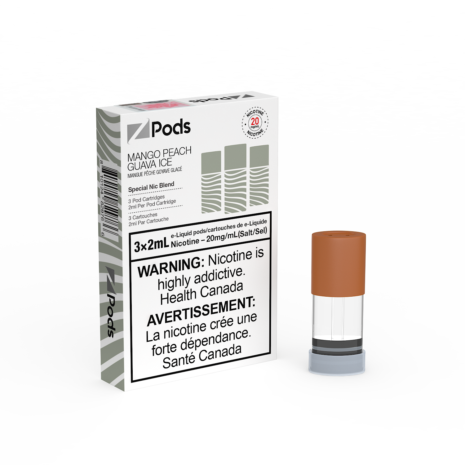 Z-PODS: MANGO PEACH GUAVA ICE (ONTARIO)