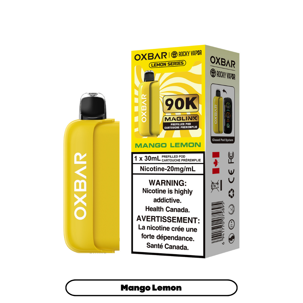 MANGO LEMON - OXBAR MAGLINK (POD ONLY, MAGLINK DEVICE REQUIRED) (30mL)