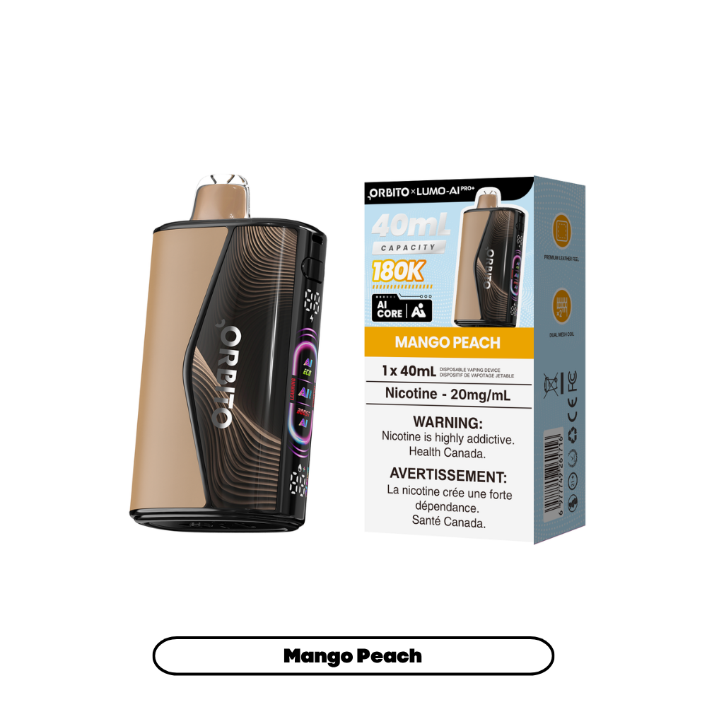 MANGO PEACH - ORBITO LUMO AI PRO+ 180K (40mL)