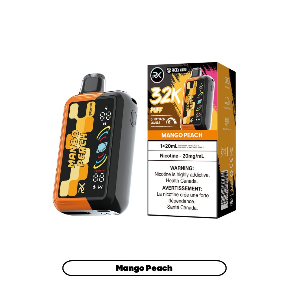 MANGO PEACH - ROCKY VAPOR RX 32K (20mL)