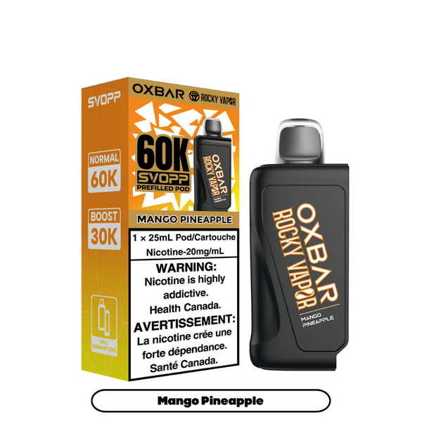 MANGO PINEAPPLE - OXBAR SVOPP 60K POD SYSTEM (SVOPP DEVICE REQUIRED) (ONTARIO)