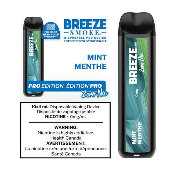 MINT - BREEZE PRO EDITION (4mL) (ZERO NICOTINE)
