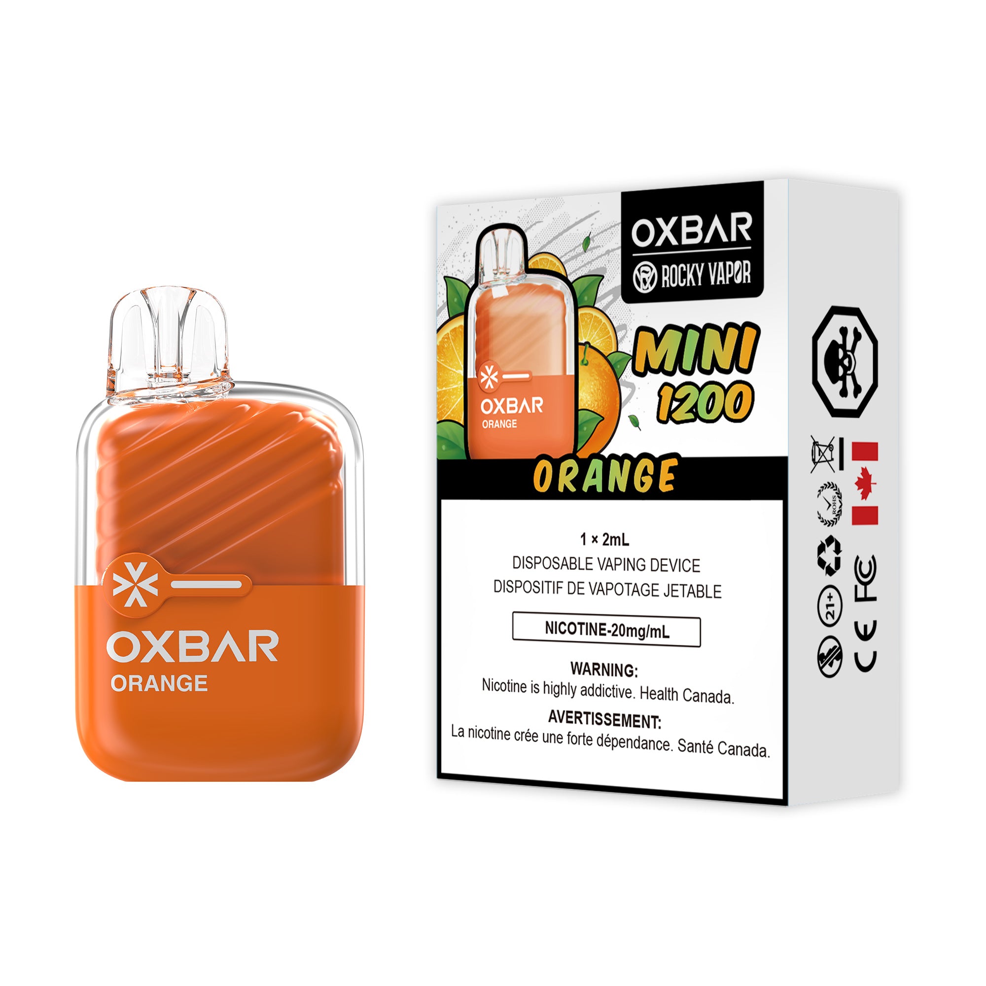 ORANGE - OXBAR MINI 1200 (ONTARIO)