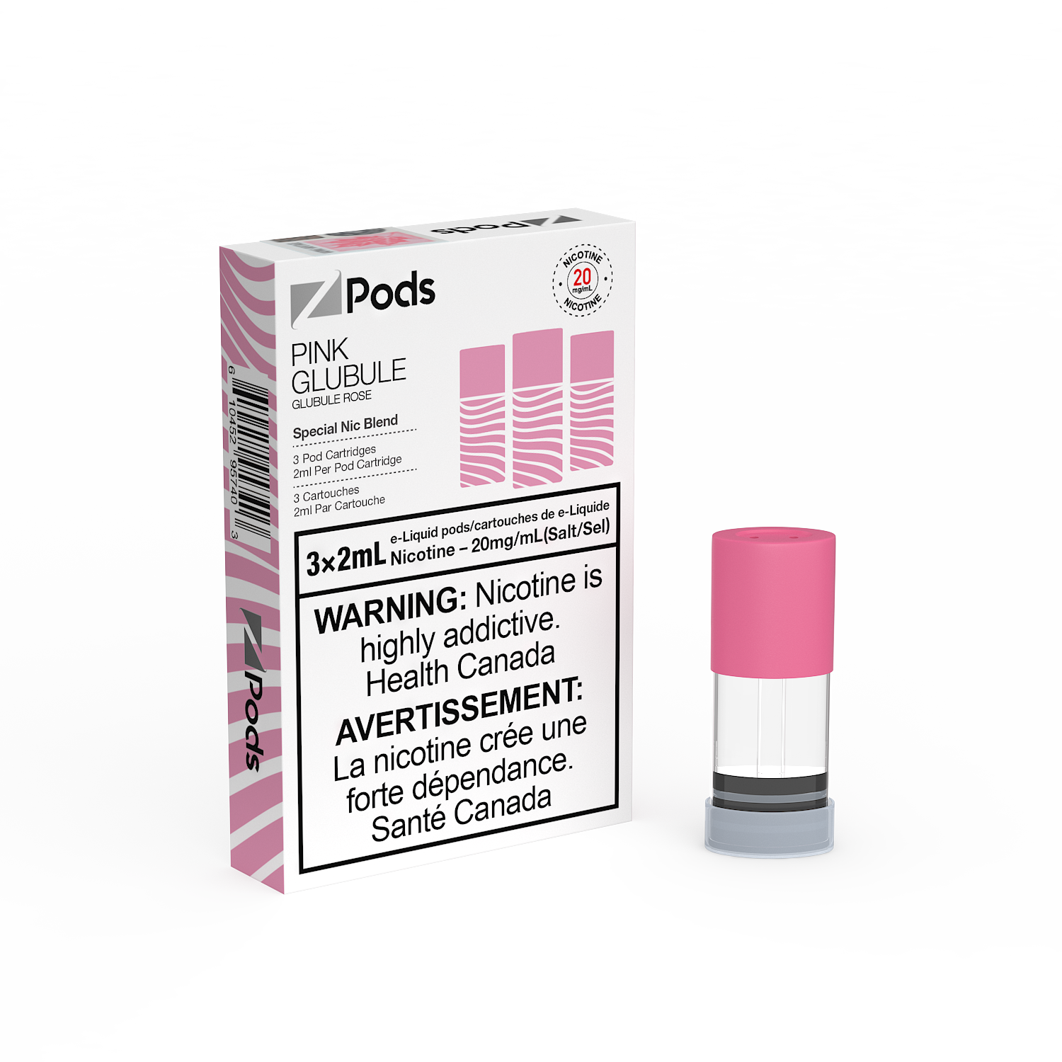 Z-PODS: CHEW / PINK GLUBULE (ONTARIO)