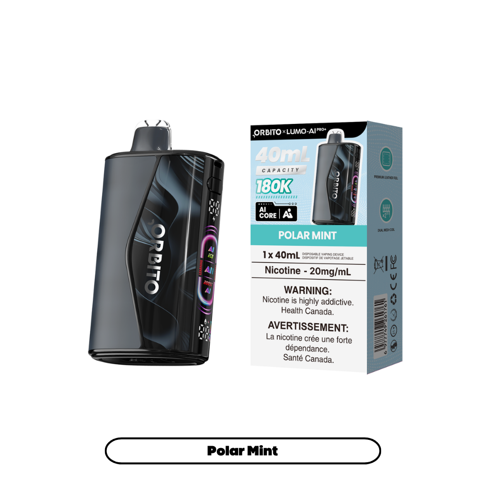 POLAR MINT - ORBITO LUMO AI PRO+ 180K (40mL)