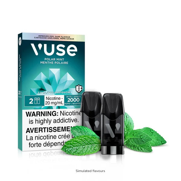 vuse pod mint ice ePod - POLAR meteor edition Vuse Alto Golden Tobacco Strength:20 MG Intense
