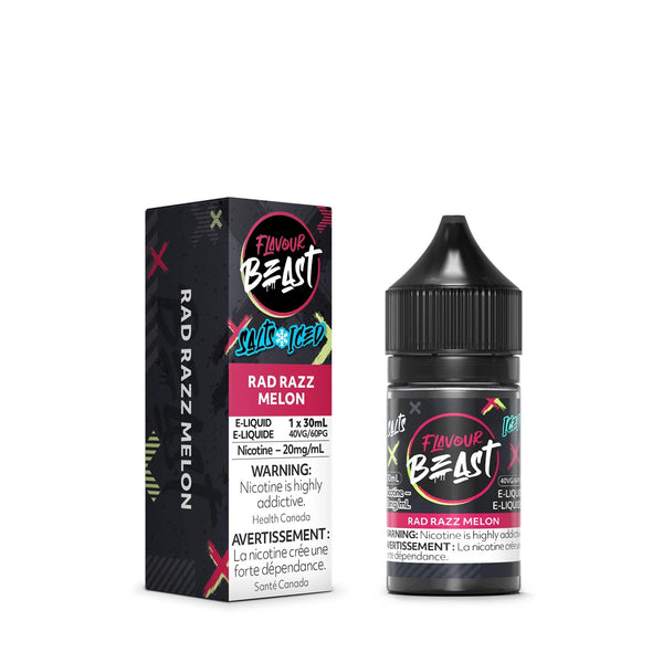 RAD RAZZ MELON ICED - FLAVOUR BEAST E LIQUID (30mL) (ONTARIO)