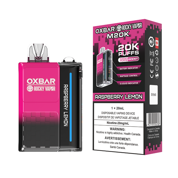 RASPBERRY LEMON - OXBAR M20K BY ROCKY VAPOR