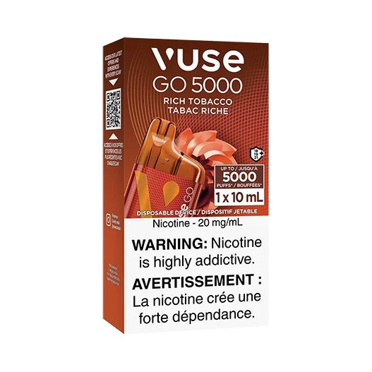 RICH TOBACCO - VUSE GO 5K 2.0 RICH TOBACCO - VUSE GO 5K 2.0