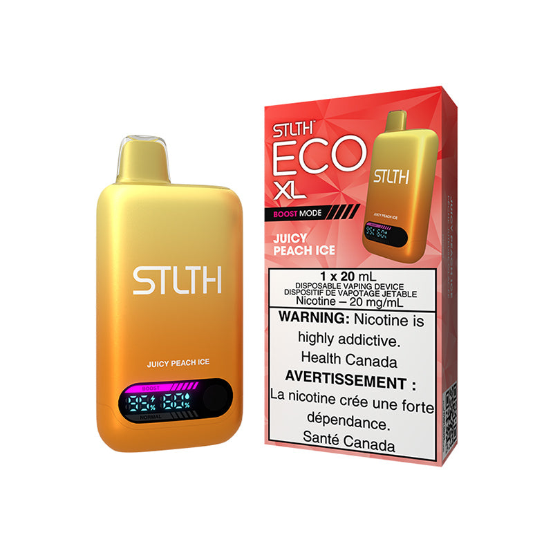JUICY PEACH ICE - STLTH ECO XL DISPOSABLE (20mL)