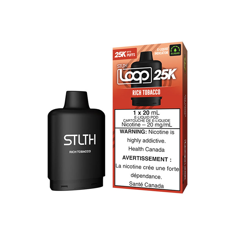 RICH TOBACCO - STLTH LOOP 25K (20mL) (ONTARIO)