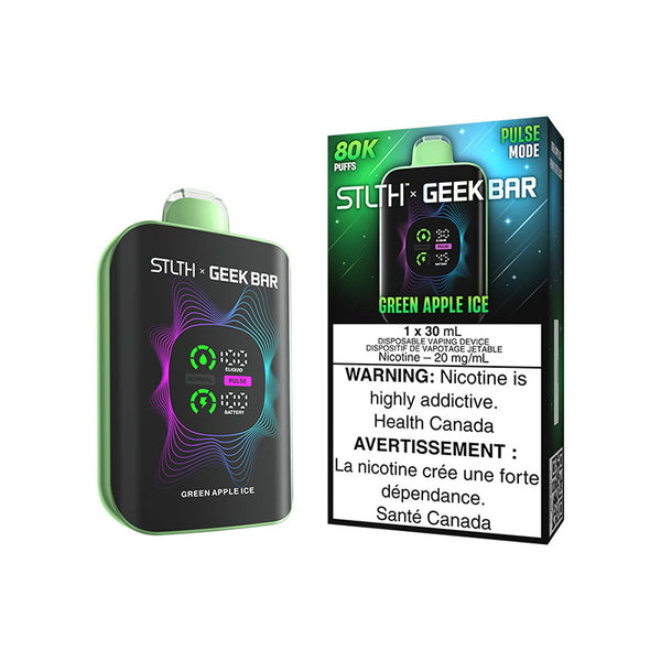 GREEN APPLE ICE  - STLTH X GEEK BAR DISPOSABLE (30mL)