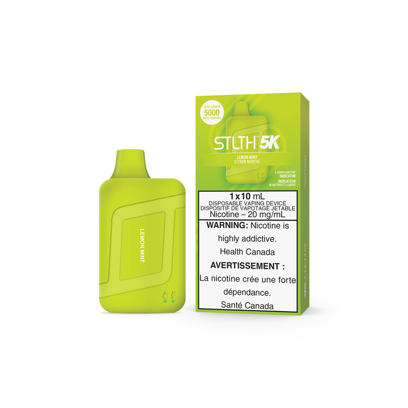 STLTH BOX 5K DISPOSABLE- LEMON MINT