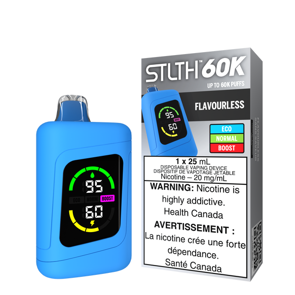 FLAVOURLESS - STLTH 60K DISPOSABLE (ONTARIO)