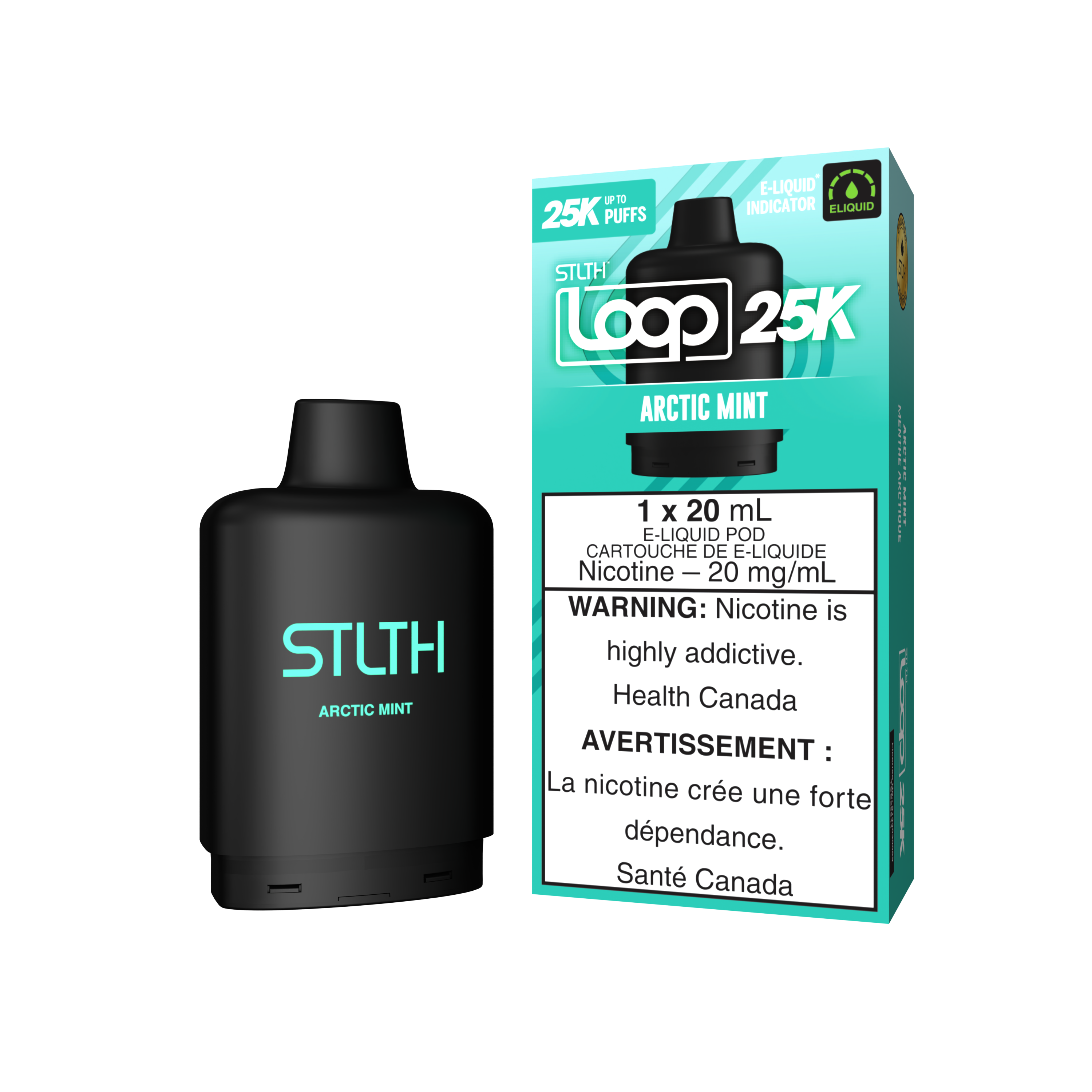 ARCTIC MINT - STLTH LOOP 25K (20mL) (ONTARIO)