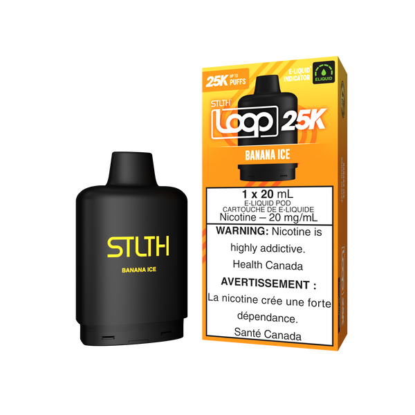 BANANA ICE - STLTH LOOP 25K (20mL) (ONTARIO)